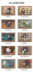 Authentic Harry Potter:hogwarts Biographical Series Scene Sets Blind Box New