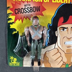 RAMBO CHAMPION OF LIBERTY CROSSBOW ACTION FIGURE TOY ISLAND ACTION FIGURE NEW