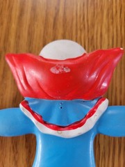 Larry Harmon’s Bozo The Clown 1987 Bendable Rubber 6″ Tall Toy Figure by Jesco –