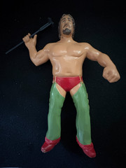 Vintage 1986 LJN Titan Sports Terry Funk WWF WWE Wrestling Wrestler Figure 8”