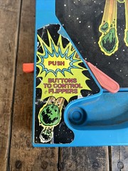 1978 Mattel SUPERMAN Spinball Pinball – Retro Tabletop Pinball Game