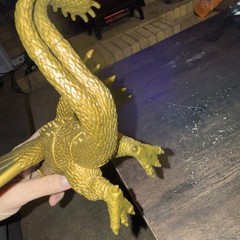 Toho 2014 Godzilla King Ghidorah Gold 3 Three Headed Dragon 6″ Toy Action Figure