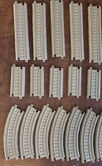 22 Thomas & Friends Trackmaster Motorized Tan Train Tracks Track Pack Lot Brown