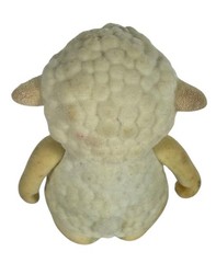 Li’l Woodzeez Snipadoodle Sheep Famileez Acorn Farmer Gardner Blue Overalls RARE