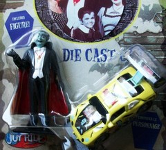 Grandpa Munster Figures Diecast Cars 1949 Mercury Lot of 2 Monster Hot Rods 1/64