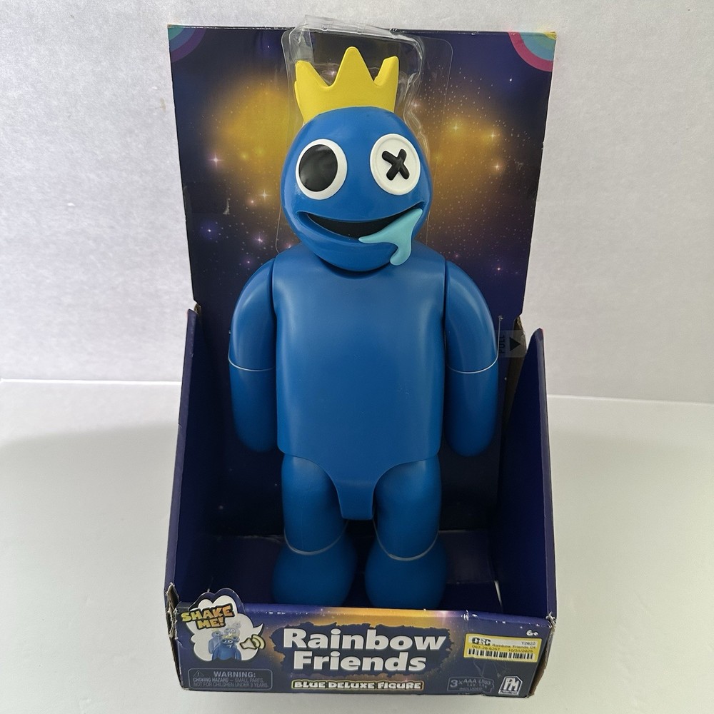 Rainbow Friends Blue Deluxe 12″ Action Figure with Shake Me Sounds Phat Mojo NEW