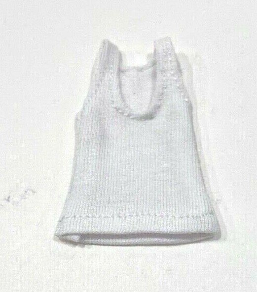 SU-TK-F-WT: 1/12 white tank top for 6″ ML, TBLeague female body