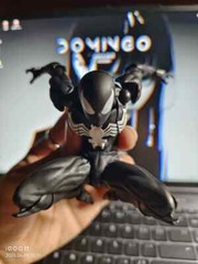 MESS TOYS Black Venom Symbiote Spider-Man Black Spider Action Figure Boxed