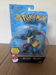 Pokémon Mega Lucario 5” Articulated Figure Tomy Nintendo Battle Energy Piece NIB