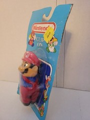 Vintage 1989 Nintendo Super Mario Clip On ACE Novelty Figure Sealed MOC M2308