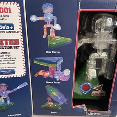 Laser Pegs Lighted Construction Set 6 In 1 Models 30 MLB Team Decals NEW