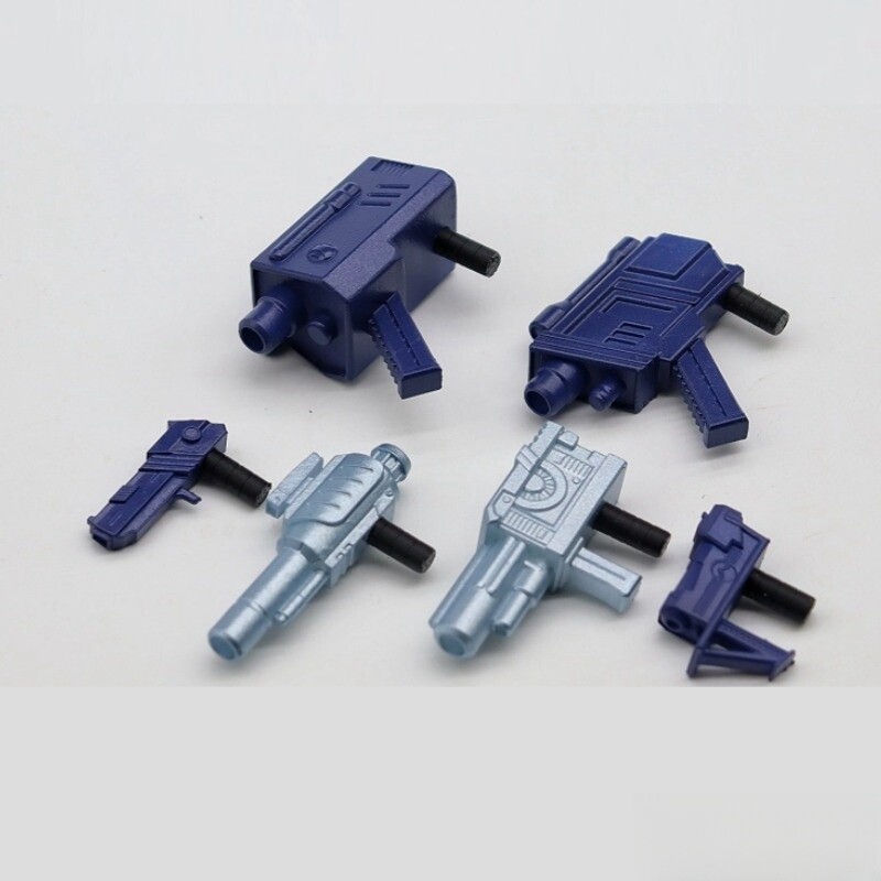 3D DIY Comic Gun Sticker Upgrade Kit For Legacy United G1 OP Prime Grimlock