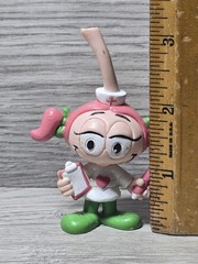 1983 Schleich Snork Snorkels PVC Toy Pink Casey Nurse Figure Heart Snork
