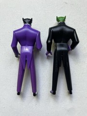 Vintage JLU Justice League Unlimited Joker Action Figures Purple Black Suits