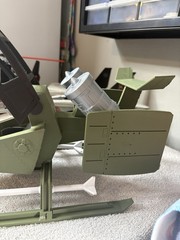 GI Joe Skyhawk Helicopter 1/12 Scale Vehicle for 6” GI Joe Classified Figures 3D