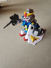 2x SD Gundam Force Superior Defenders CAPTAIN GUNDAM Action Figure & another