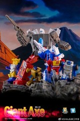 DrWu & Mechanic MS-37 MS-37D Giant Axe 14cm Transformation Broadside Figure Toys