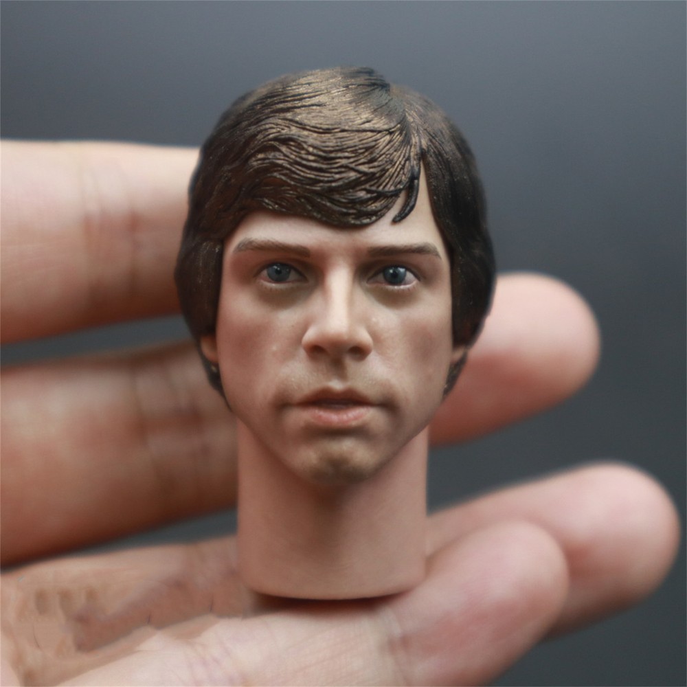 1/6 Star Soldier Young Luke Skywalker Mark Hamill Head Sculpt Model Toys