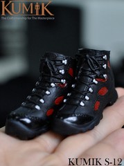 1/6 kumik man High Top Sport Boots Sneakers S-12 FOR Phicen hot toys ❶❶USA❶❶