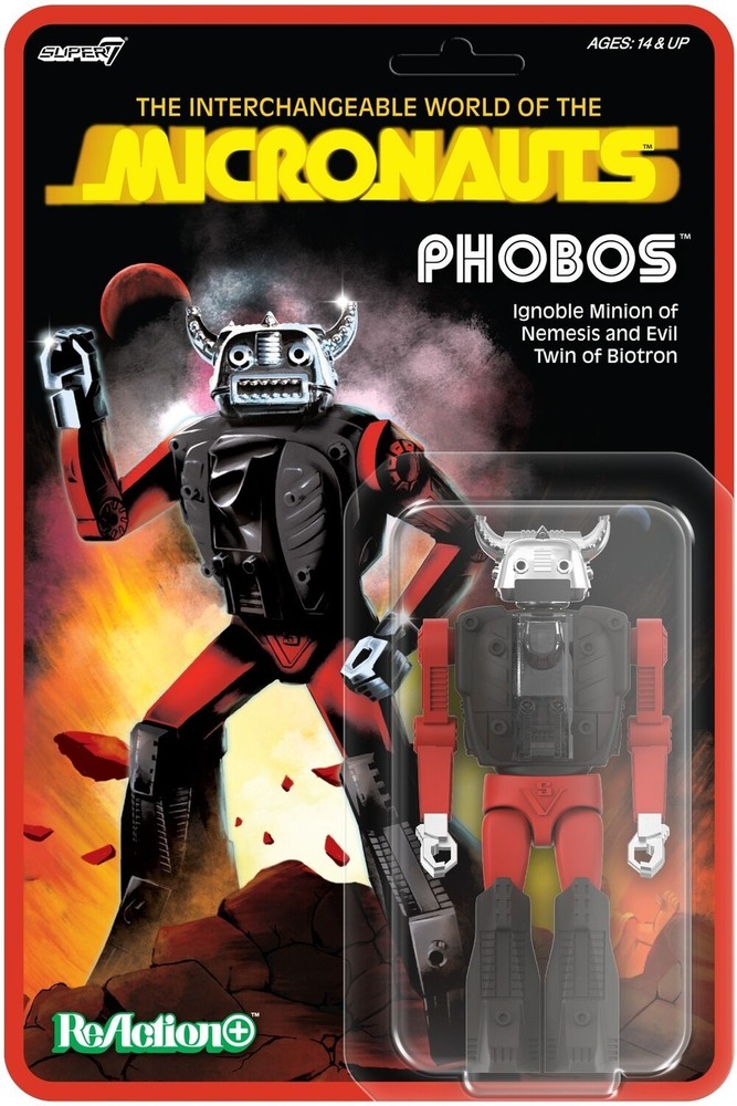 2026 Micronauts ReAction Figure Super7 – Phobos – In Stock – Unpunched – New