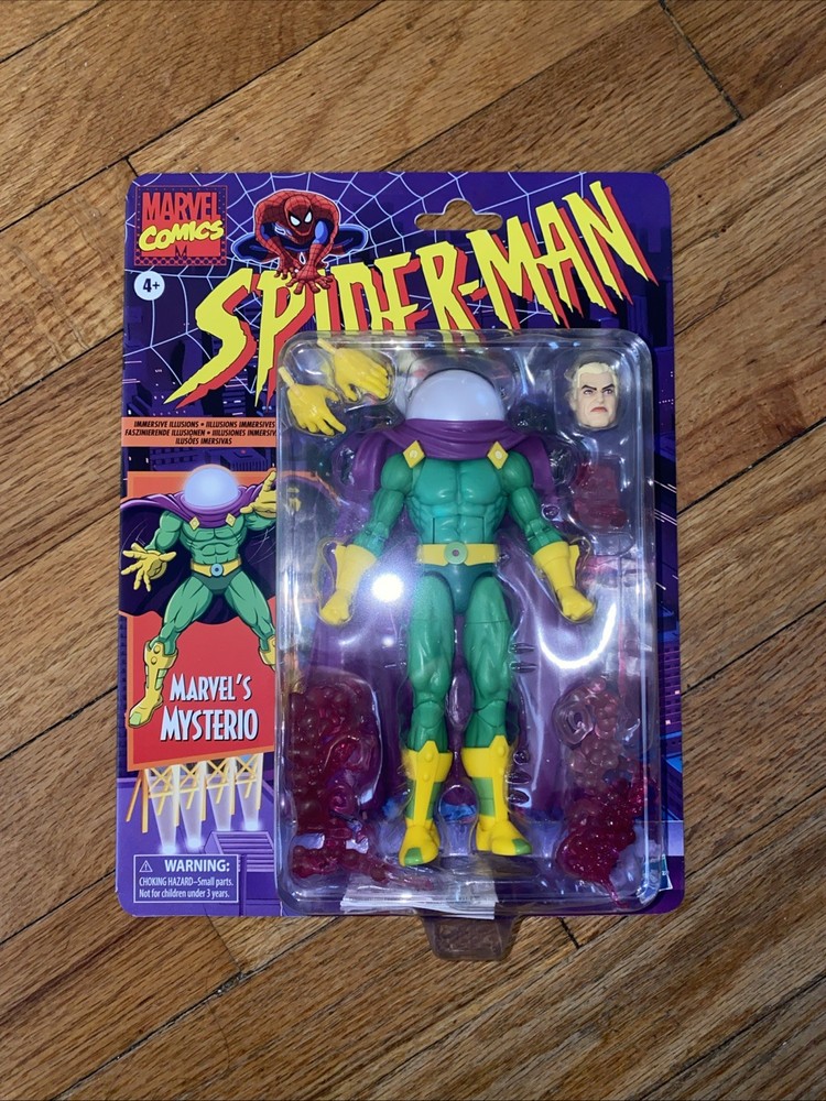 Marvel Legends Mysterio Retro Cardback 6″ Spider-Man Animated Walmart Exclusive