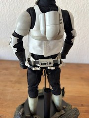 Star Wars Sideshow Collectibles 1/6 EXCLUSIVE Scout Trooper w/ Speeder Bike