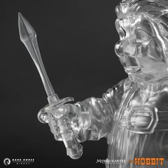The Hobbit Bilbo Baggins Invisible SDCC 2026 Dark Horse Figure Damaged Box