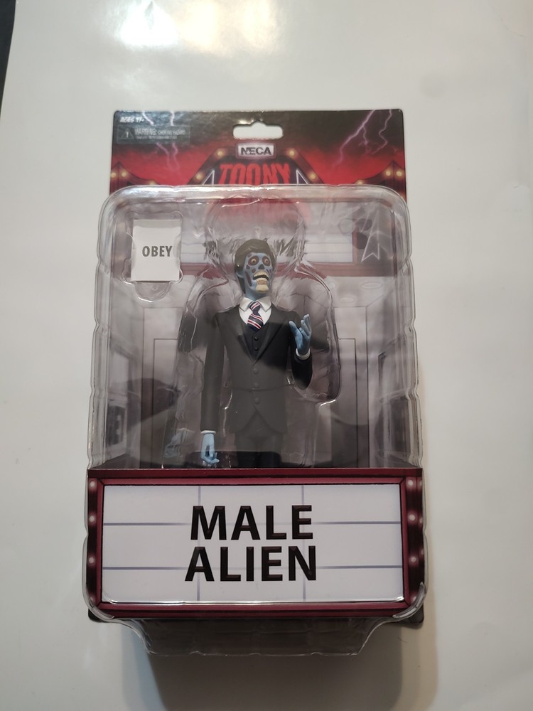 They Live Male Alien Toony Terrors Action Figure NECA NEW