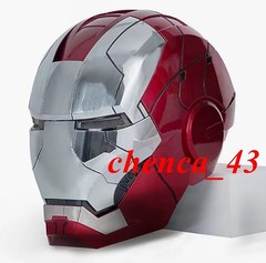 US Stock!! Autoking Iron Man Helmet MK5 1/1 Voice-controlled Mask Transform Gift