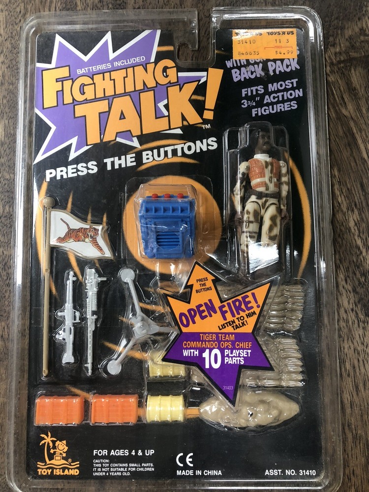 Vintage Toy Island Fighting Talk Brand New