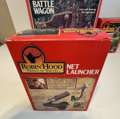 Kenner Robin Hood Battle Wagon Net Launcher Bola Bomber Figures Sealed! Lot (A)