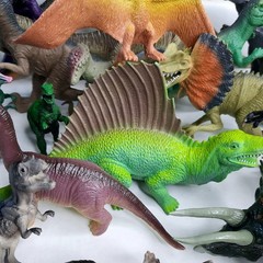 Dinosaur Action Figures Lot Jurassic Bundle Collection Toy Set Junk Drawer VTG.