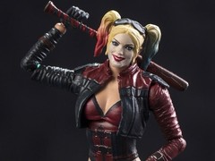 HIYA Toys Injustice 2 HARLEY QUINN 4” Action Figure DC Comics 1/18 MIB new RARE