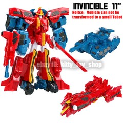 TOBOT V Galaxy Detectives 11″ Invincible Big Beast Figure Robot Combiner Boy Toy