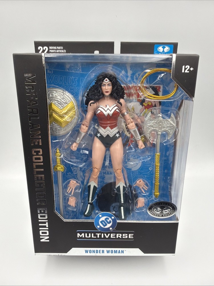 McFarlane DC Multiverse Collector Edition #61 Wonder Woman Platinum W/Bonus!!