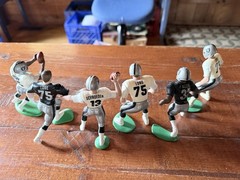 STARTING LINEUP SLU Oakland LA Raiders VTG Figure Lot Rare Jay Schroeder Helmets
