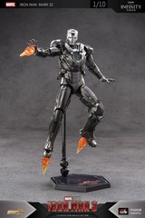 zd toys IRON MAN MARK 32 ROMEO 1/10 action figure iron man 3 MARVEL ship July