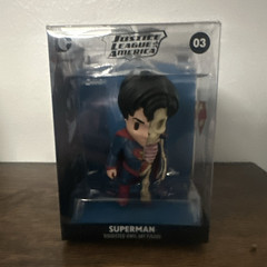 Mighty Jaxx XXRAY Superman Justice League America Figure No. 03 Multicolor