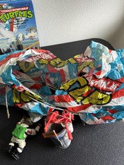 1991 TMNT Don’s Pizza Powered Parachute Playmates, Box,Read Description, Vintage