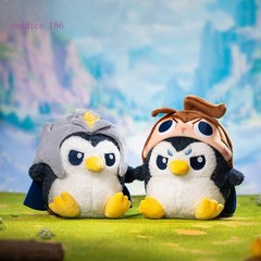 Teamfight Tactics Penguin Featherknight Sitting Plush Doll Peripherals,Ornament