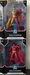 McFarlane Rainbow Batman Figures Red Platinum Chase DC Multiverse Full Set (6)