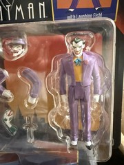 MEZCO 5 POINTS ANIMATED SERIES BATMAN WAVE 1 4 FIGURE LOT PLUS BATMOBILE