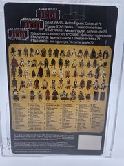 1985 Pailtoy TRI-LOGO Star Wars Last 17 WAROK AFA 80+ Unpunched Beauty!