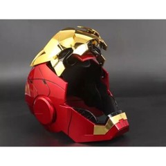 2026 Iron Man MK5 1:1 Helmet Wearable Voice-control Mask Cosplay Golden AUTOKING