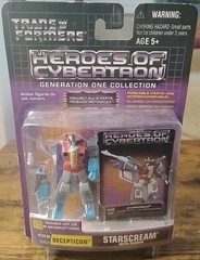 Transformers Heroes of Cybertron Generation One Decepticon Starscream W/ Crown