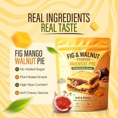 Fig & Walnut Stuffed Mango Pie, 250g Fig and Walnut Bars with Black Sesame ,