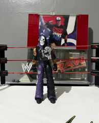WWE Rey Mysterio Elite Series 1 Purple Black w Mask & Shirt 619 Mexico WWF WCW
