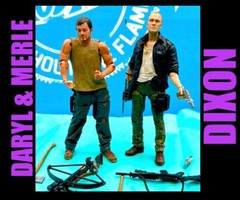 McFarlane The Walking Dead Daryl & Merle Dixon Action Figures Series 4 AMC TV