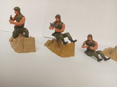 1974 Mattel heroes in Action Soldiers: 6-10