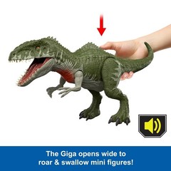 Jurassic World 2-Pack Of Dinosaur Figures Giganotosaurus & Therizinosaurus